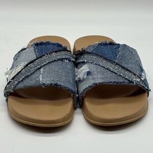 Denim Patchwork FlipFlops